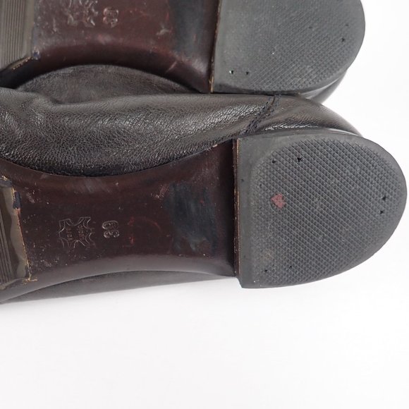 AGL Attilio Giusti Leombruni Ballet Flat Womens 39 US 9  Leather Purple Cap Shoe - Picture 10 of 11